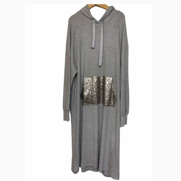 Anthro Saturday Sunday Sequined Tunic Dress - Picture 4 of 5